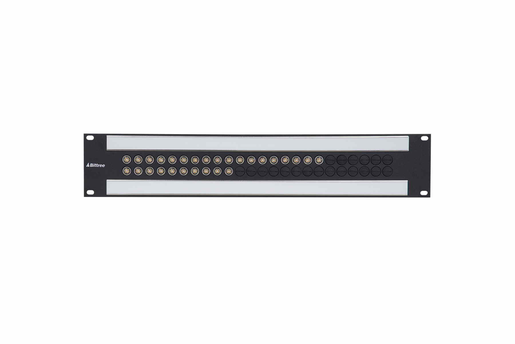 CVP3507 2RU 2x24 28 I/O Mini-Triax Bulkhead Patchbay Kit-03  CVP3507 2RU 2x24 28 I/O Mini-Triax Bulkhead Patchbay Kit-03