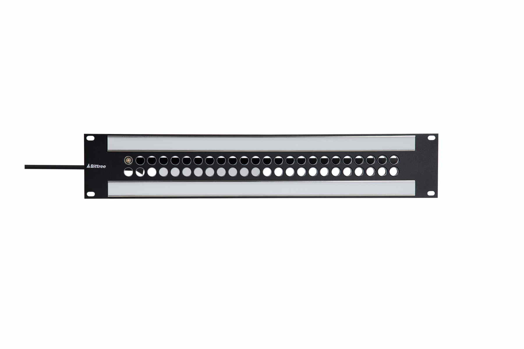 CVP3507 2RU 2x24 28 I/O Mini-Triax Bulkhead Patchbay Kit-08  CVP3507 2RU 2x24 28 I/O Mini-Triax Bulkhead Patchbay Kit-08