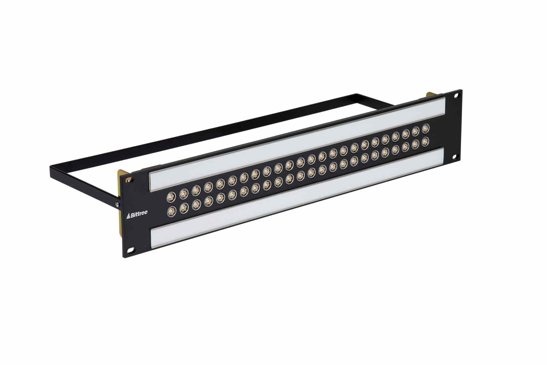 CVP3507 2RU 2x24 28 I/O Mini-Triax Bulkhead Patchbay Kit-089  CVP3507 2RU 2x24 28 I/O Mini-Triax Bulkhead Patchbay Kit-089