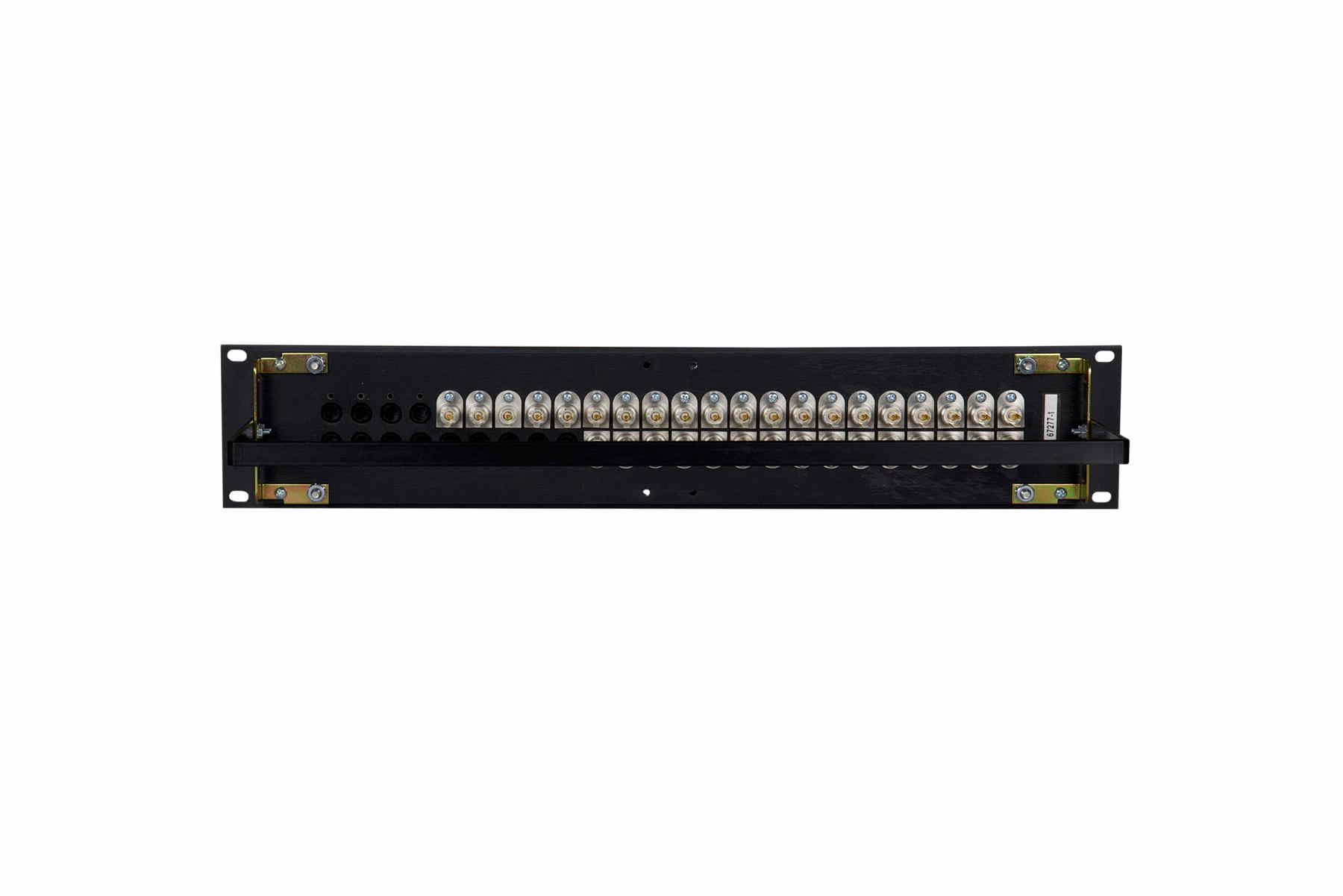 CVP3508 2RU 2x24 35 I/O Mini-Triax Bulkhead Patchbay Kit-03