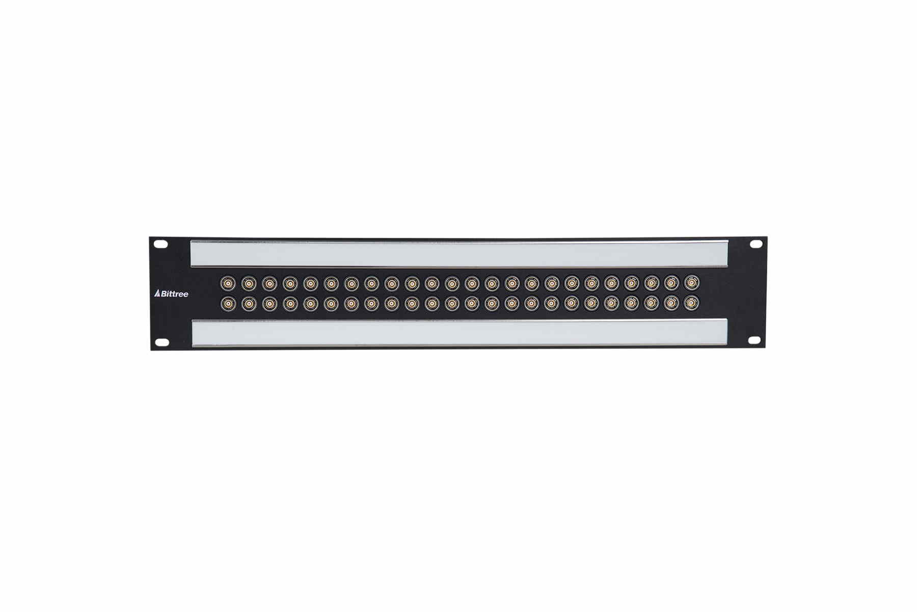 CVP3508 2RU 2x24 35 I/O Mini-Triax Bulkhead Patchbay Kit-089