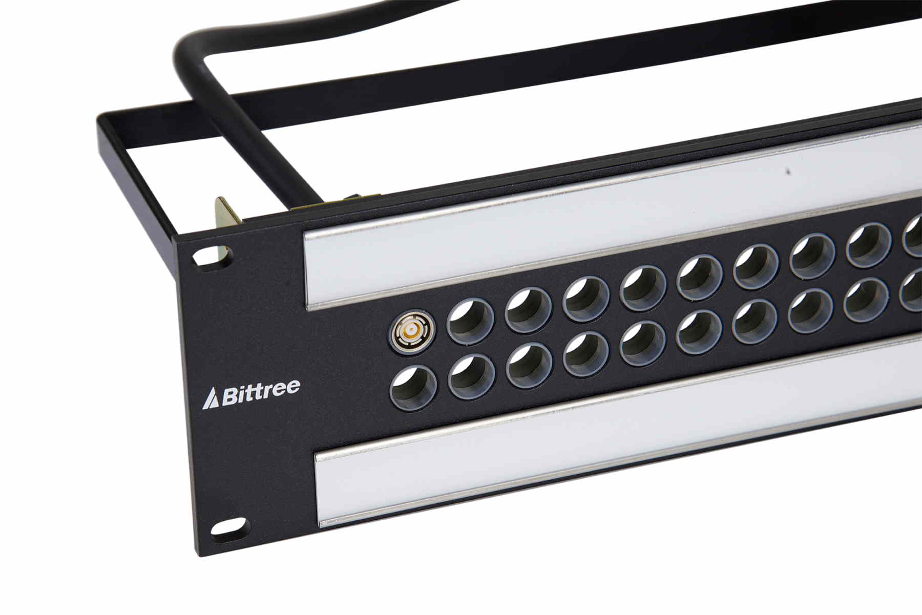 CVP3508 2RU 2x24 35 I/O Mini-Triax Bulkhead Patchbay Kit-090