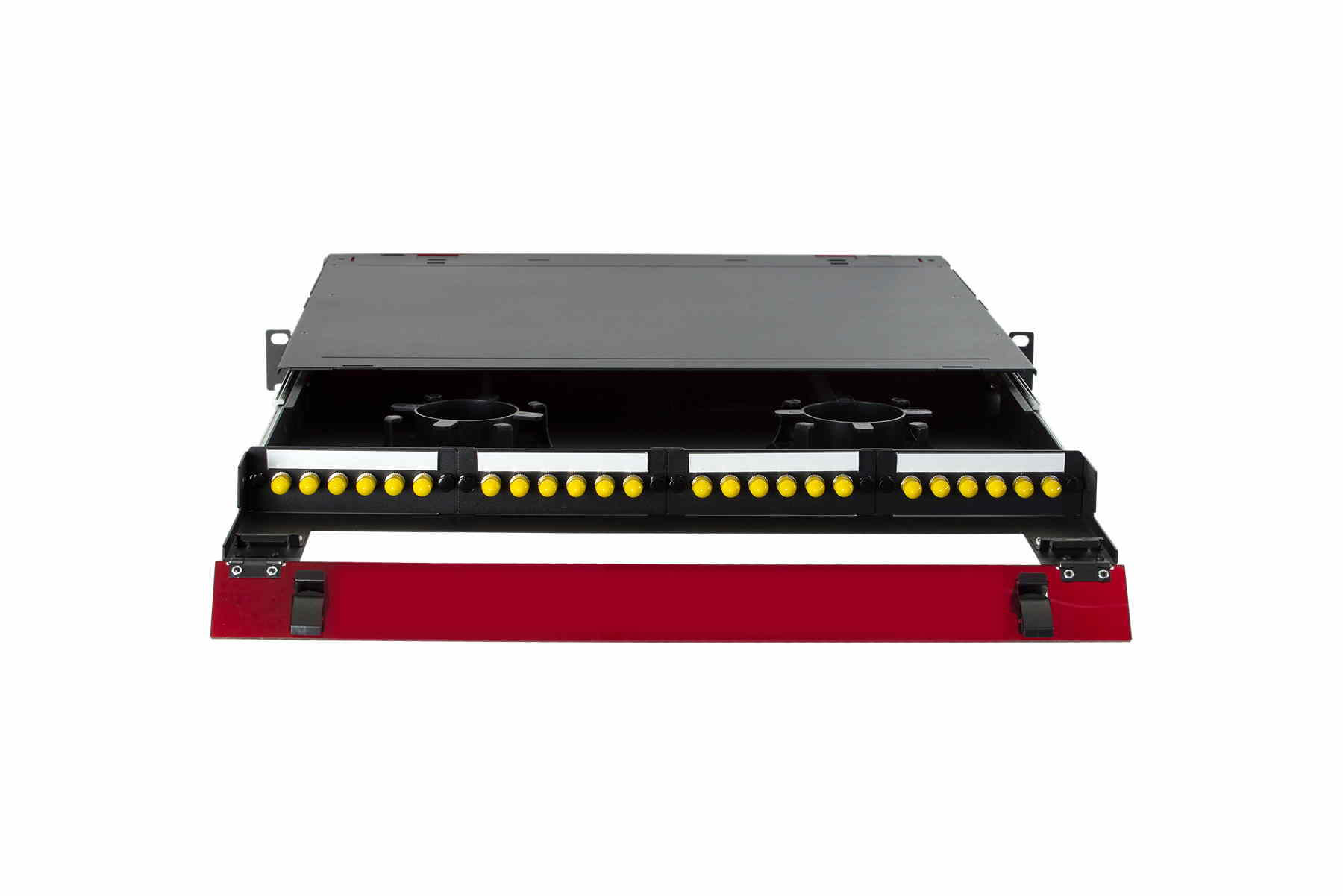 DSFB124NL-ST 1RU 1x24 Fiber Optic Feed Through Patch Panel-03