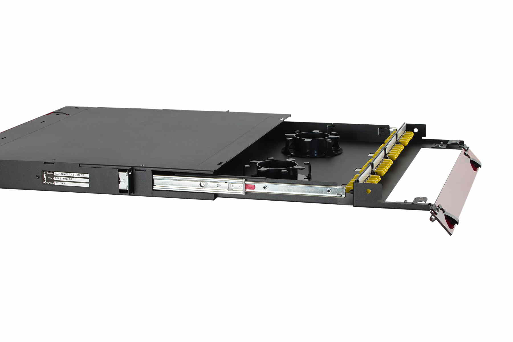 DSFB124NL-ST 1RU 1x24 Fiber Optic Feed Through Patch Panel-02