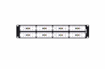 DSGIGE224D-2RU-2x24-Gigabit-Ethernet 110 Punchdown Shielded Modular Keystone Panel-004