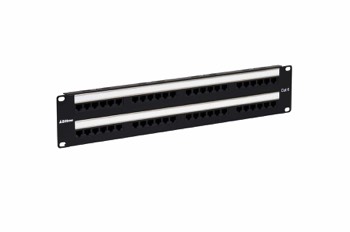 DSGIGE224D-2RU-2x24-Gigabit-Ethernet 110 Punchdown Shielded Modular Keystone Panel-002