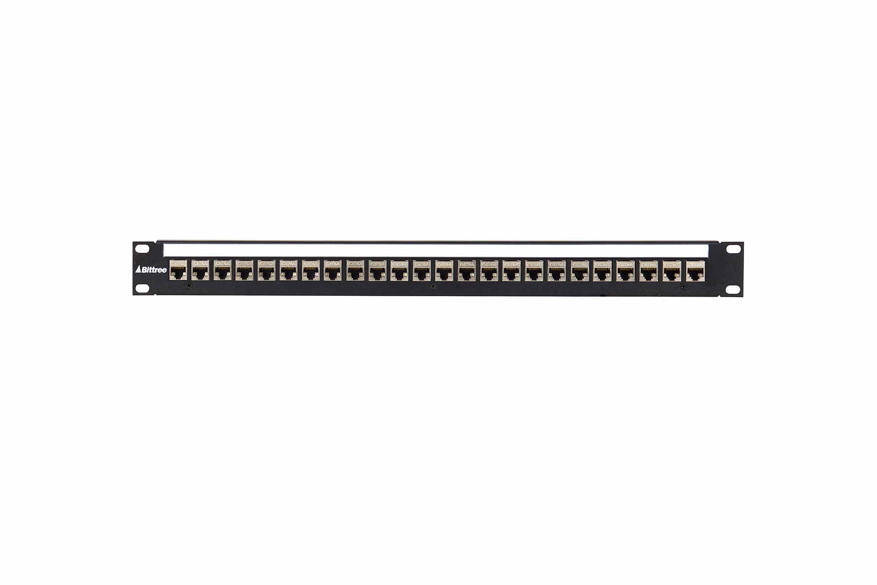 DSKP124B-C6APS 1RU 1x24 110 Punchdown Shielded Modular Keystone Panel-005  DSKP124B-C6APS 1RU 1x24 110 Punchdown Shielded Modular Keystone Panel-005