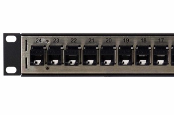 DSKP124B-C6F 1RU 1x24 Unshielded Modular Keystone Panel-006