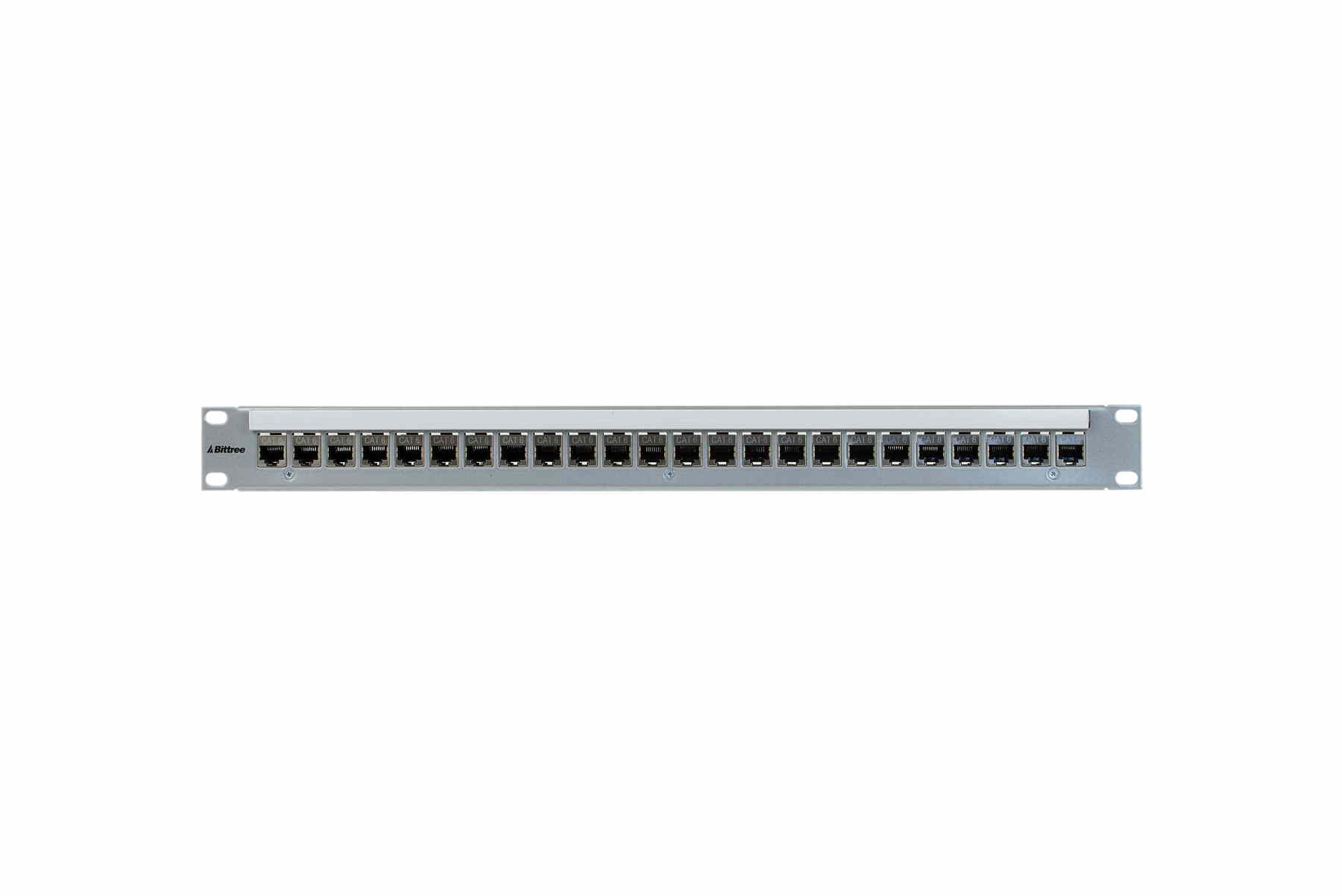 Bittree DSKP124B-C6FS 1RU 1x24 Cat 6 Shielded Modular Keystone Panel-006