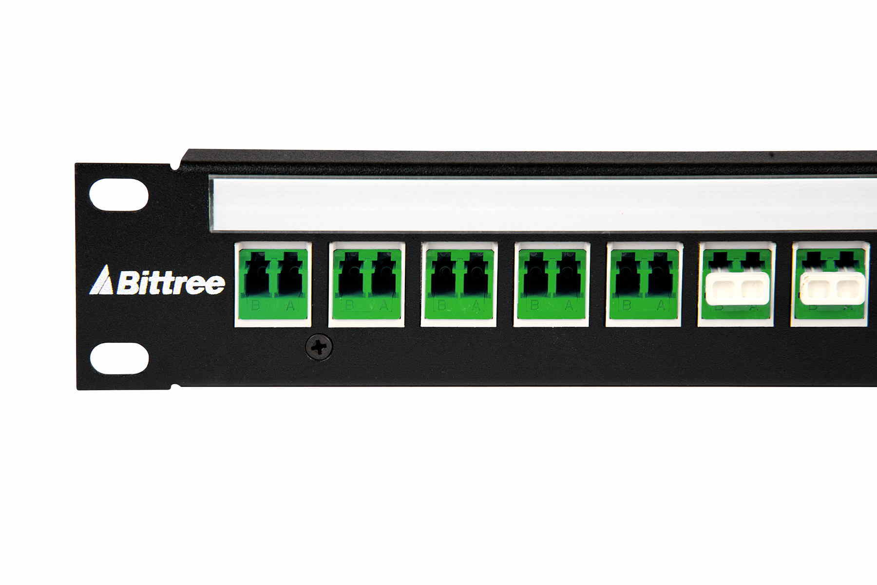 DSKP124B-LCA 1RU 1x24 LC to LC Fiber Modular Keystone Panel-055  DSKP124B-LCA 1RU 1x24 LC to LC Fiber Modular Keystone Panel-055
