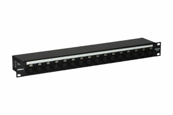 PS16DB25QXF 1x16 1RU to DB-25 Pass Through Patchbay-002