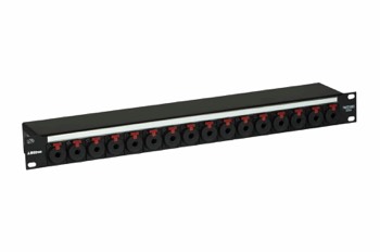 PS16DB25QXF 1x16 1RU to DB-25 Pass Through Patchbay-003