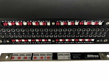 Bittree PS48DB25F 2x24 TT to DB-25 ProStudio Patchbay-005