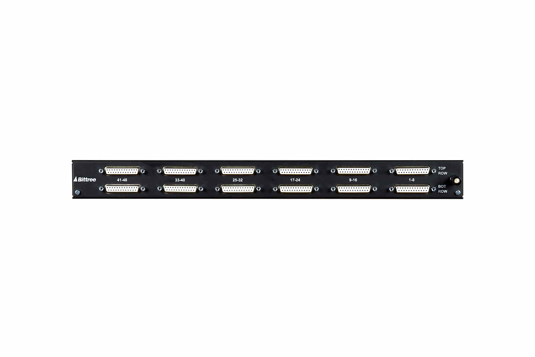 PS96DB25I 1RU 2x28 TT to DB-25 ProStudio Patchbay-004