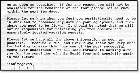 Thank you from the Boss